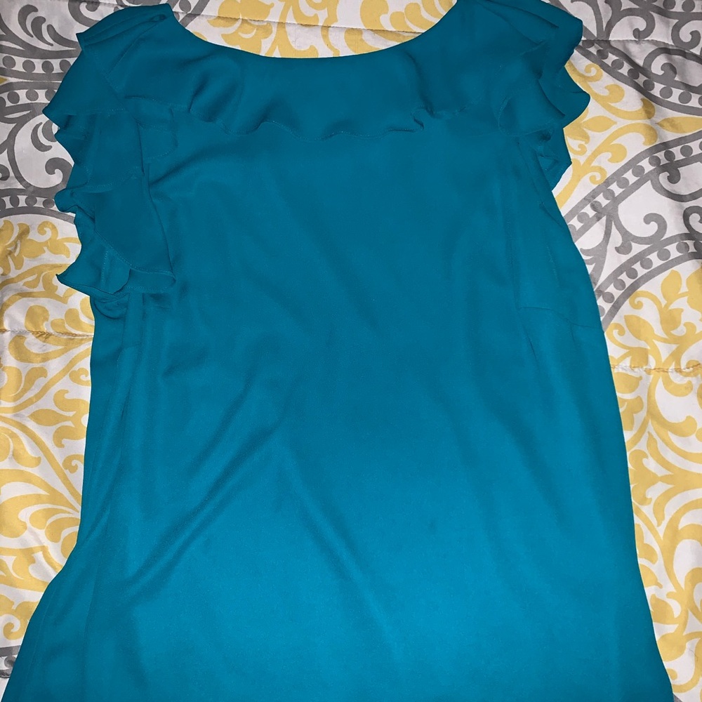 Worthington Work Tank with Ruffles